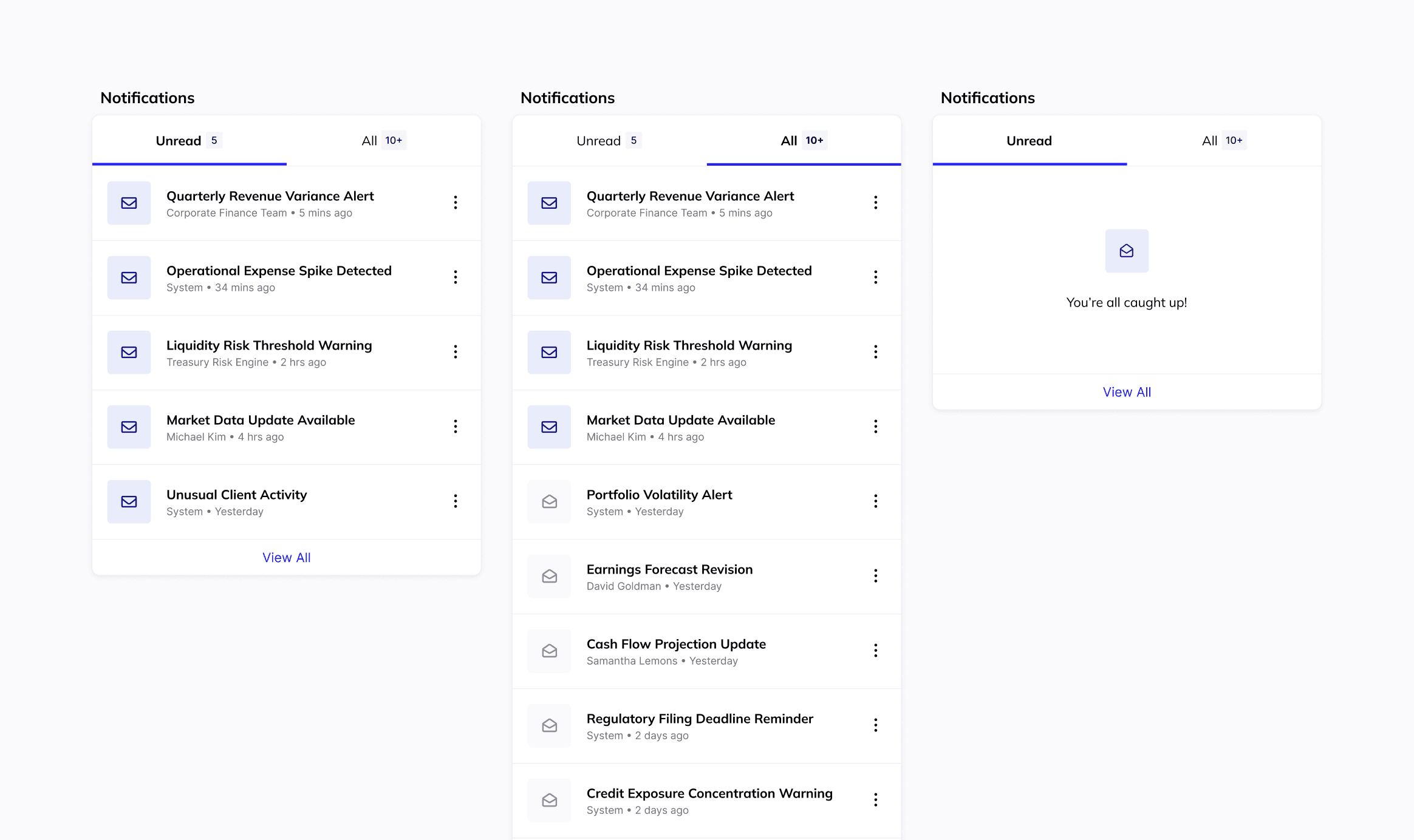Second iteration of wireframes